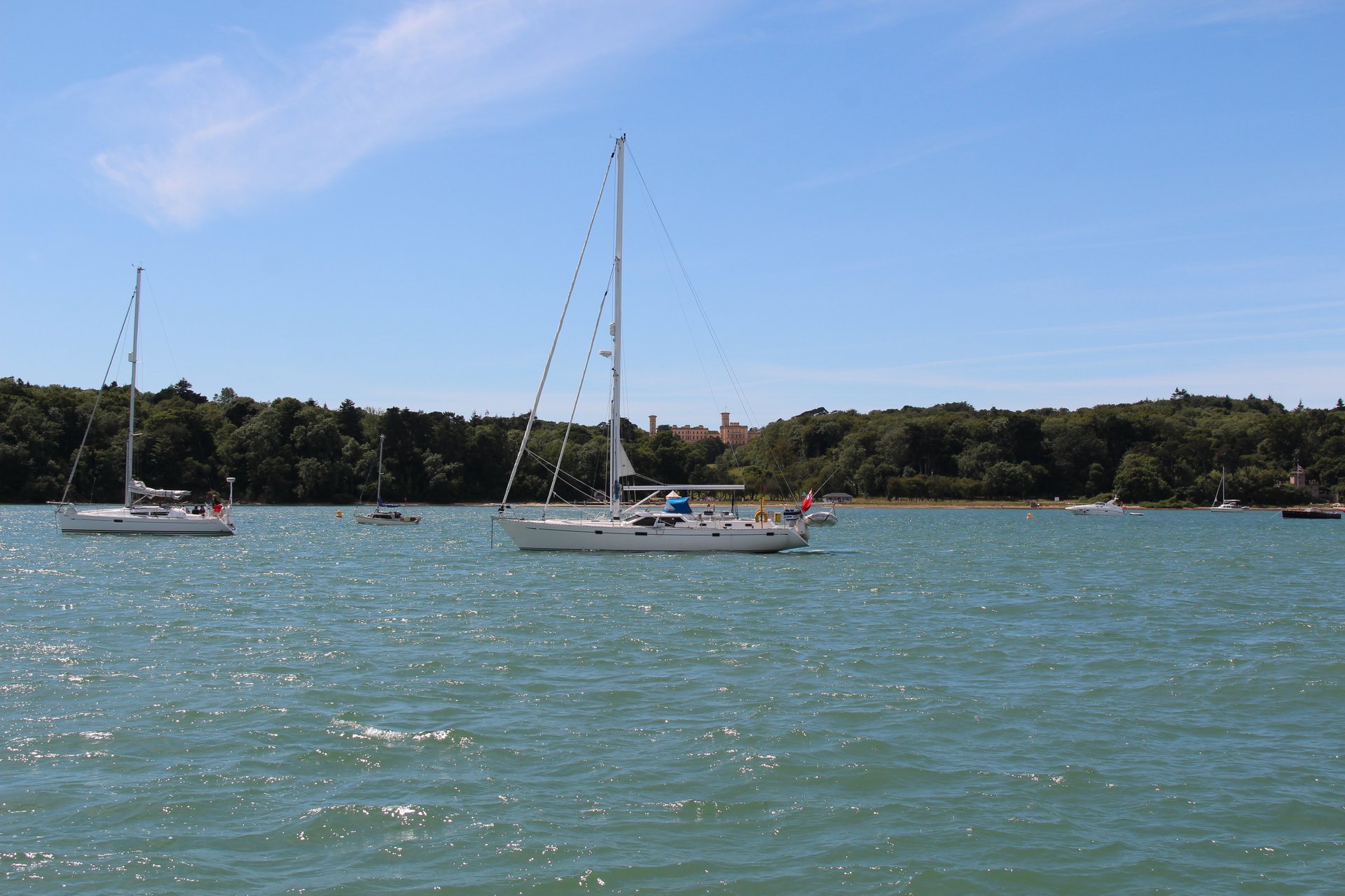 Sailing to Osborne Bay